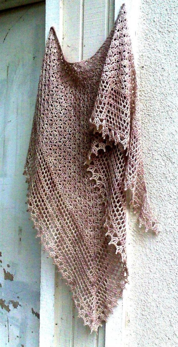 Direct Download  PDF pattern crochet shawl  Recuerdos de infancia