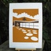 Handmade Letterpress Palm Springs Print