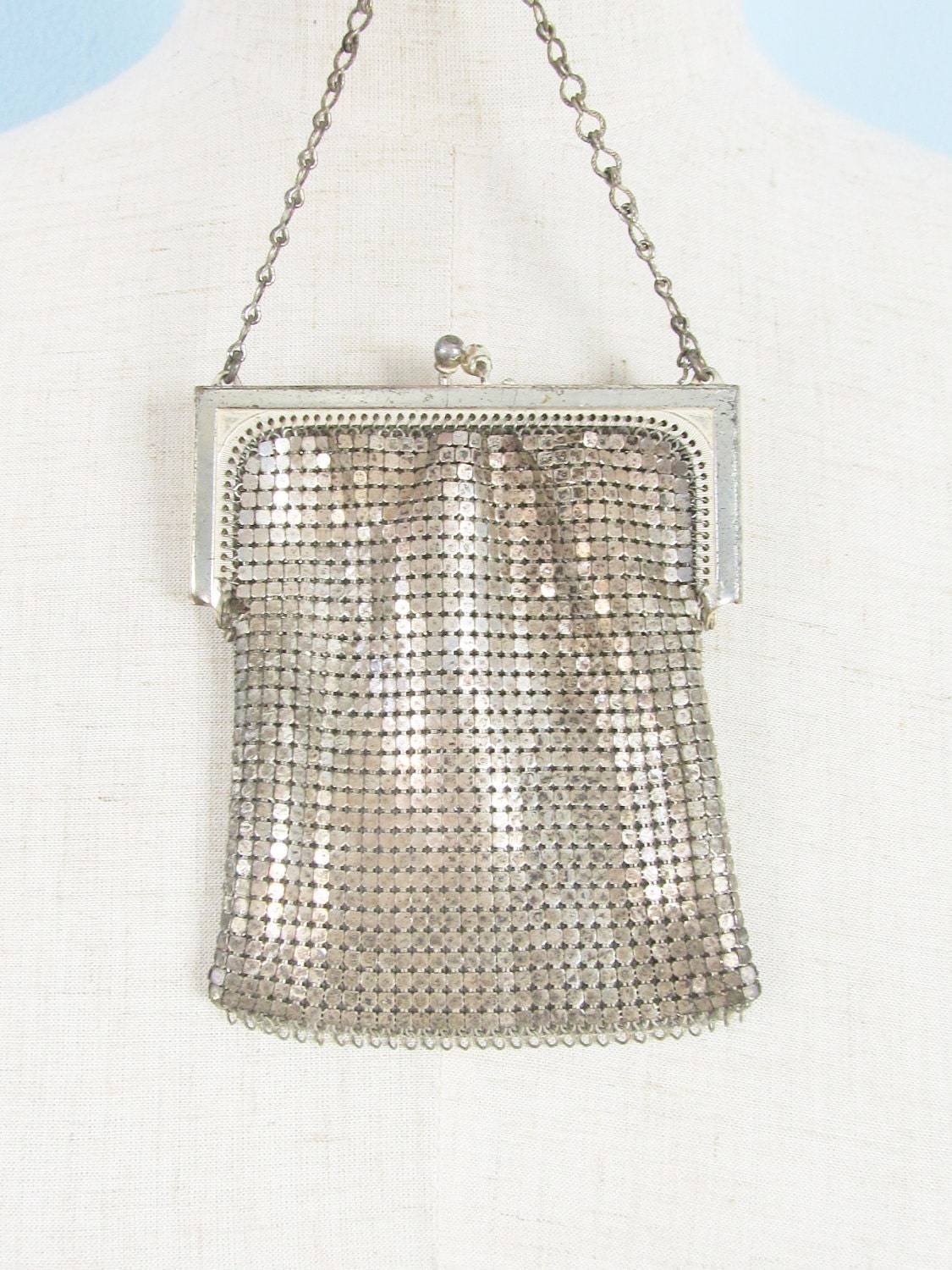 chain mail purse antique