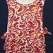 Beautiful Red Purple Orange Scrolls Kitchen Cobbler Apron