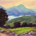 Irish Landscape... "Ladies View", County Kerry, Ireland... Original Daily Painting by Rosage...6x8"