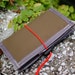 Jersey Pocket Wallet - Army Green with Gray Trim and Orange Lining