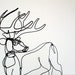 Deer Wire Sculpture