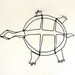 Turtle Wire Sculpture