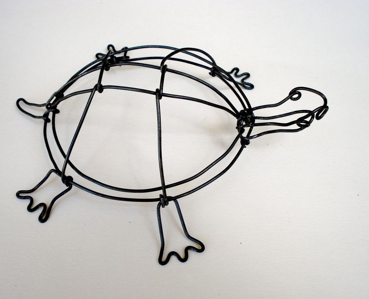 Turtle Wire Sculpture