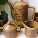 Mid-century Stoneware Coffee Set by GSArcheologist on Etsy