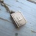 Locket Vintage 1940s Book Locket With Monogram J Signed Hayward