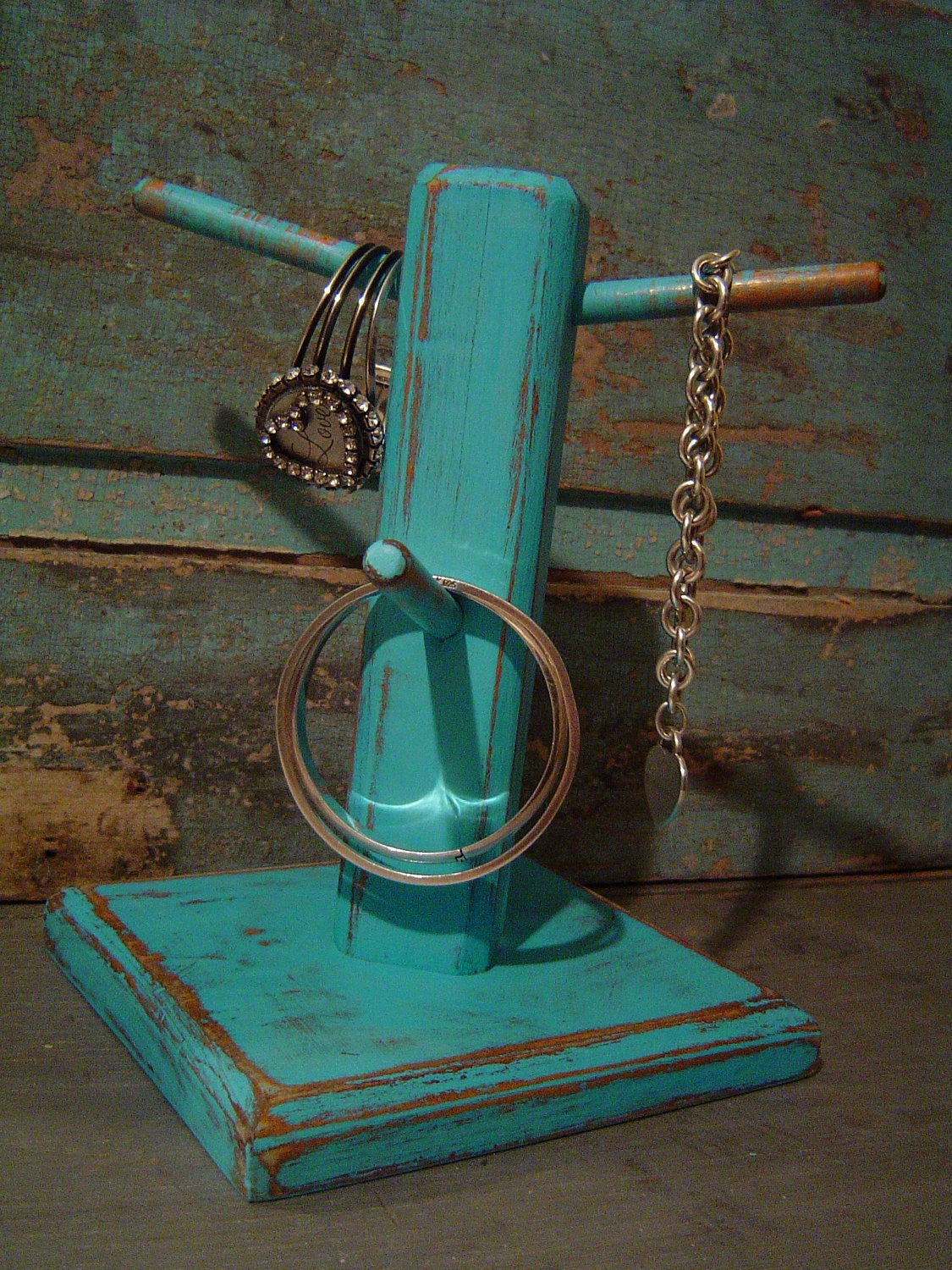 Jewelry Hanger Bracelet Display Turquoise by turquoiserollerset