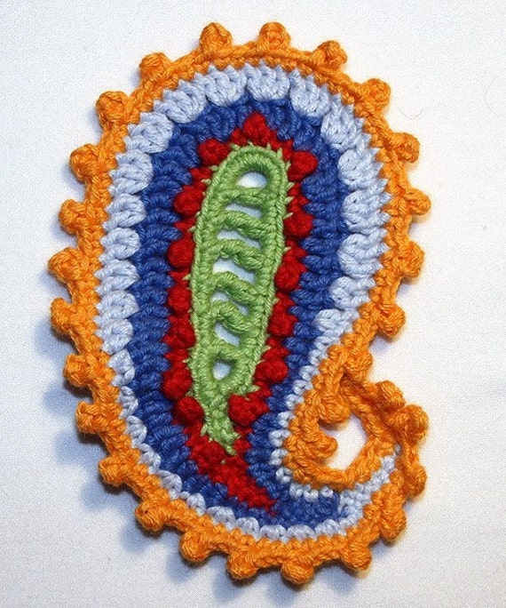 Paisley crochet pattern