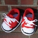 Baby Sneakers, Baby Chucks, All Star, Baby Booties - Crochet pattern