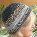 Woman's Crochet Gray Winter Hat - Handmade Original
