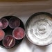 Tole Spice Set Antique - 5 Tins in Tin Container