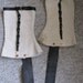 Civil War Era Military Leggings or Gaitors with Linen Suspenders