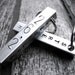 Runner's Keychain - Courage, Strength, Resolve - Custom Stamped KeyBar. Choose from 26.2, 13.1, or RUN