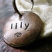 Customize Your Own Pet ID Tag in 1'' Bronze - You Pick the Font & Stamp