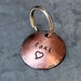 Pet ID Tag in 1'' Copper - Customize Your Own - Pick the Font & Stamp