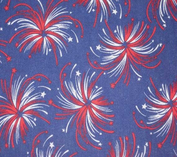 Items similar to Fourth of July Fabric on Etsy