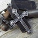 Large medieval sterling silver cross