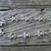 Medieval "Fleur De Lis" bracelet in sterling silver