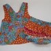 SALE 50% OFF Baby girls pinafore diaper cover set- Briana
