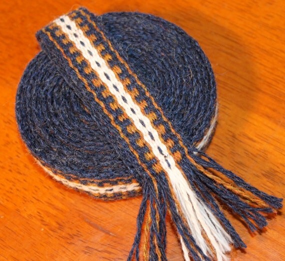 Inkle Weaving Wool Band by inkleing on Etsy