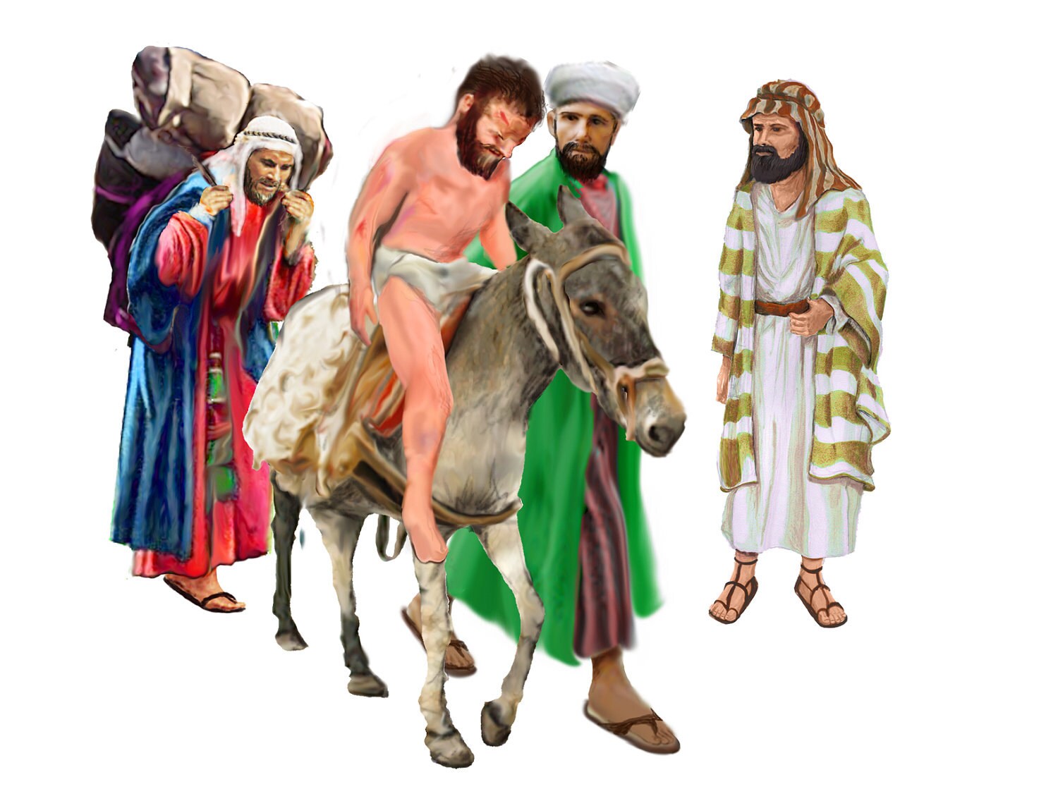 Bible Story The Good Samaritan printable files