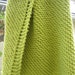 Knit baby blanket (light green)