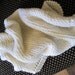 Knit baby Blanket (off white)