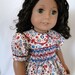 4th of July dress for the American girl doll
