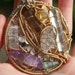 Sky and Moon Pendant with Vera Cruz Amethyst, Aquamarine,Smoky Quartz,Heliodor,Herkimer Diamond,Sapphire,Tourmaline and Apophyllite