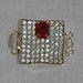 Vintage Rhinestone Earring Clasp
