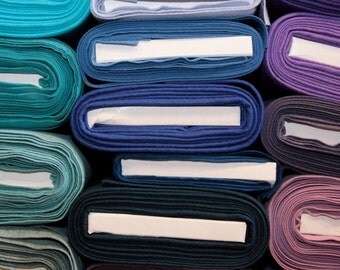 Wool Felt Yardage // Free Shipping // Benzie// Benzie Felt by the Yard. Merino Wool, Wool Blend Felt, Wool Felt Fabric, DIY Felt Supply