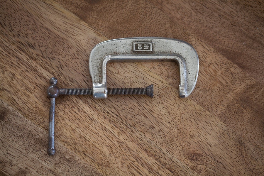 Items similar to Vintage C Clamp tool, 1940-1950's collectable tool C ...