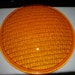 bright yellow glass lens traffic light lens carouse hinds co 2987 8"38