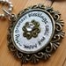 Mom... my greatest blessings call me Mom...mixed metal bronze/silver pendant