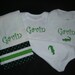 Personalized Monogrammed 3 Piece Baby Gift Set Onesie/Burp Cloth/Bib