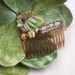 Vintage hair comb Miriam Haskell (unsigned) hair accessory hair pin hair slide