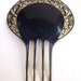 Vintage hair comb Art Deco Spanish mantilla style hair accessory