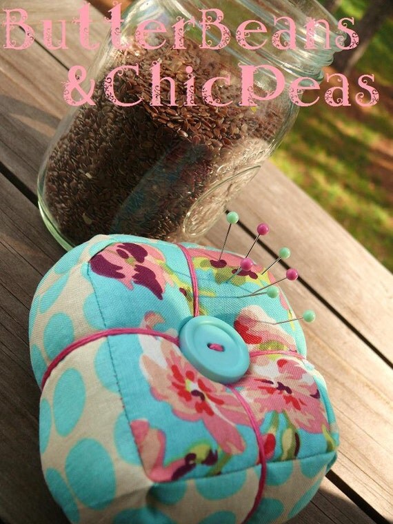 The Pincushion. Handmade Stuffed with by ButterBeansChicPeas