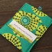 CARD WALLET -- Business Card Holder. Lark Glamour Sun Glow Jade Green