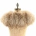 Lush Fox Fur Oversized Brown Winter Collar