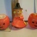 Witch candle, jack o lantern candle, gurley candle, Halloween candle