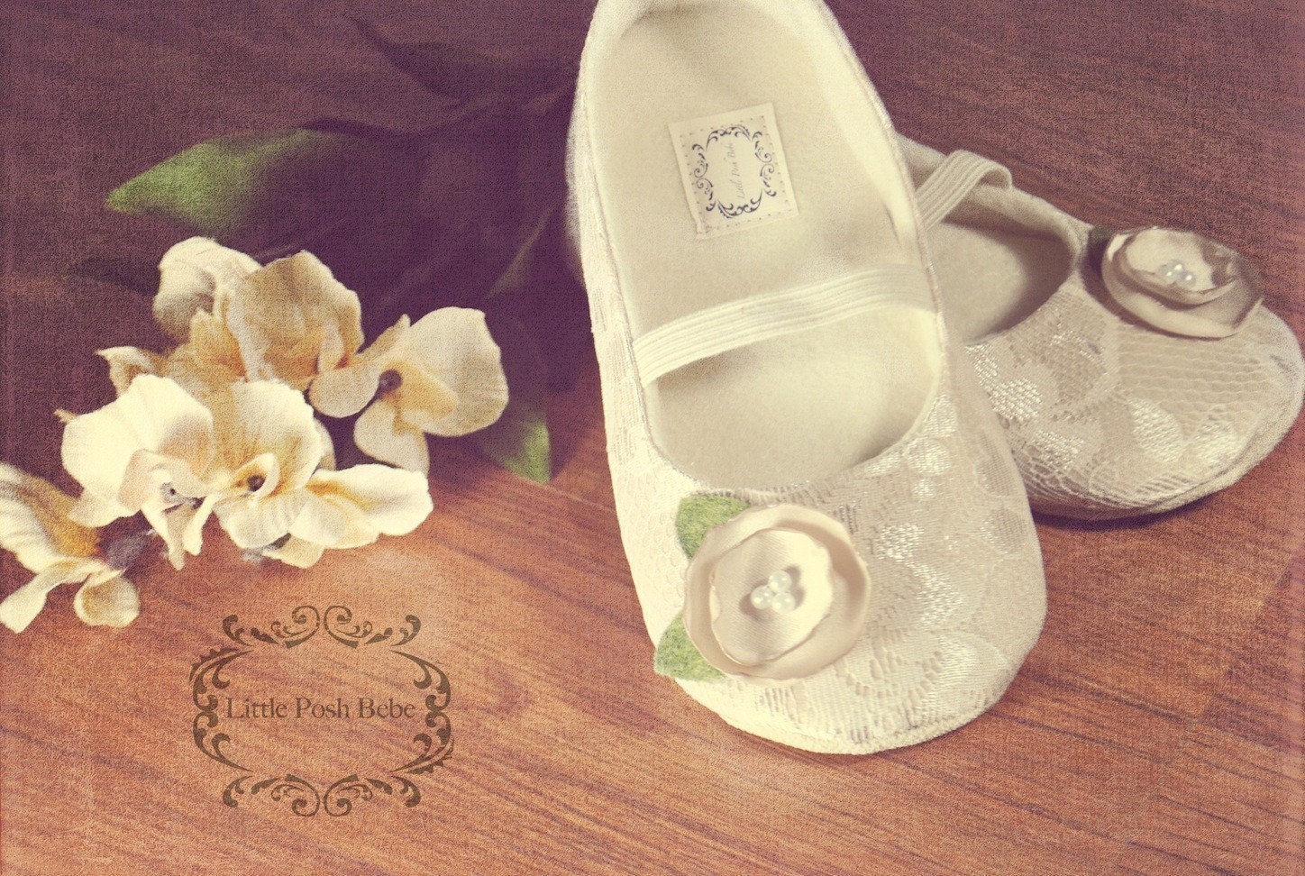 Baby Girl Shoes Toddler Girl Shoes Champagne Flower Girl Shoes