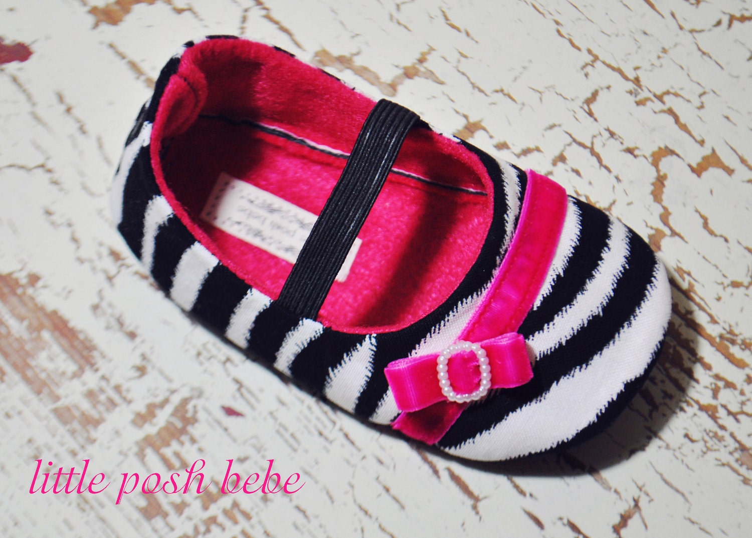 Toddler Girl Shoes Baby Girl Shoes Zebra by LittlePoshBebe on Etsy