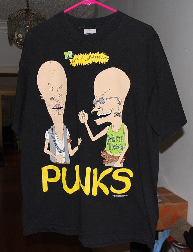 butthead shirt over head