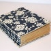 Handmade Navy Blue Floral Coptic Journal
