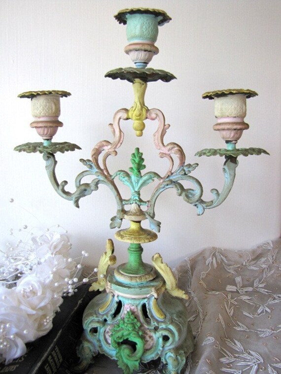 Vintage Candelabra Antique from AllieEtCie