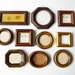 10 miniature vintage frames