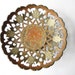 vintage fruit bowl on a pedestal