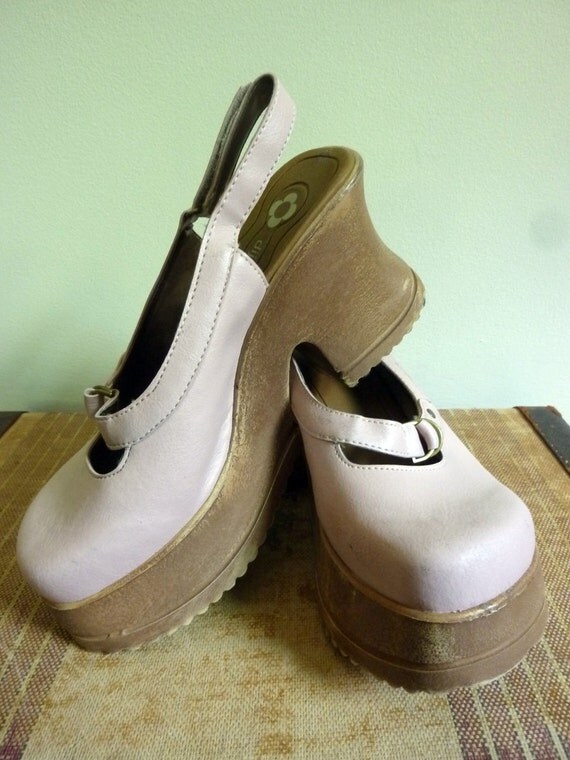 platform shoes 1980s